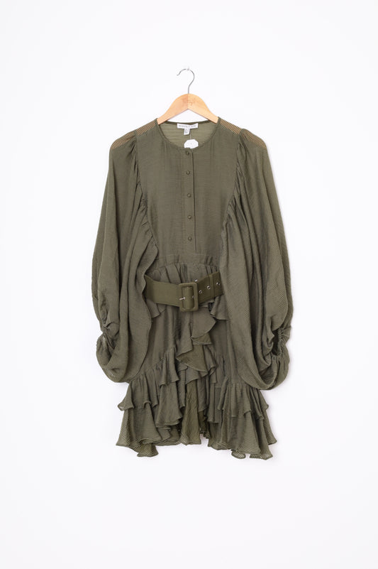Shona Joy Womens Green Dress Size 12