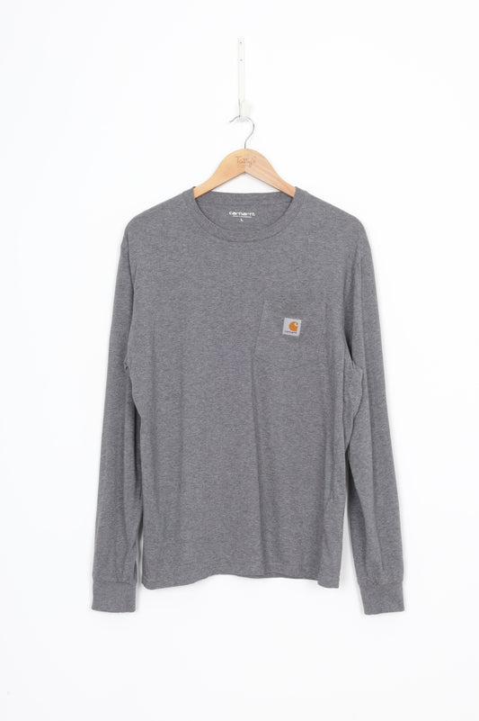 Carhartt Mens Grey Top Size L