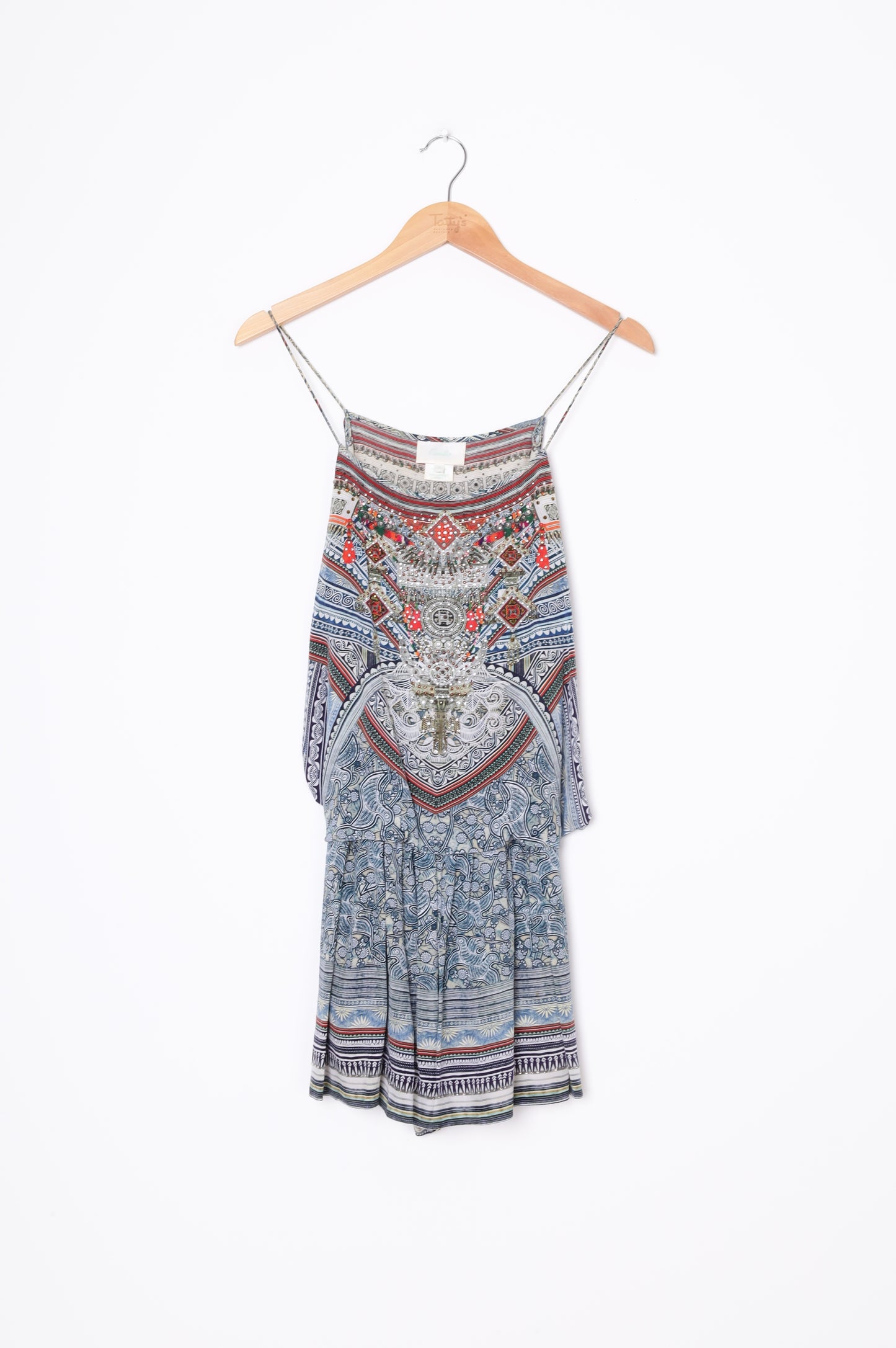 Camilla Womens Blue Playsuit Size M
