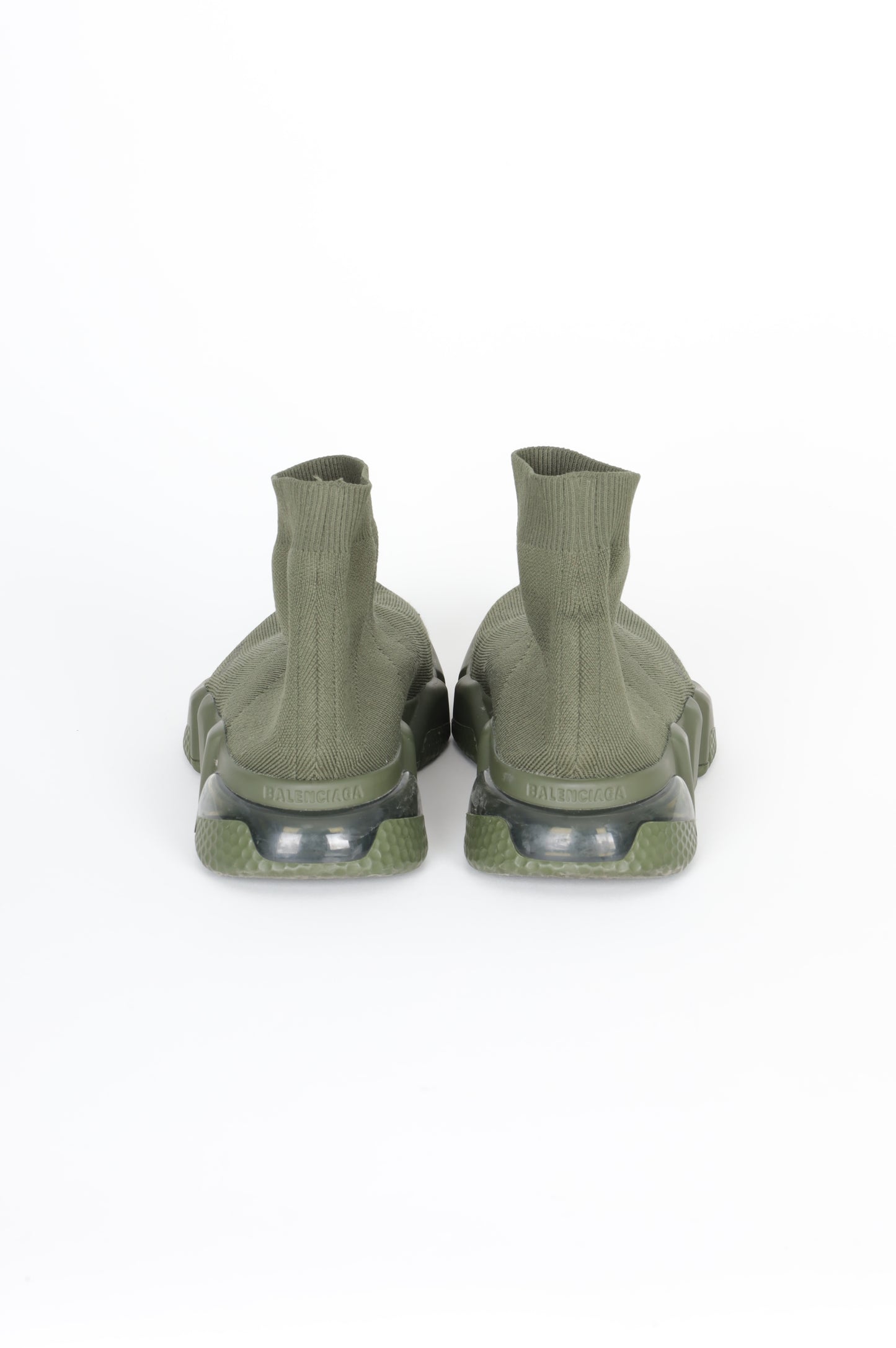 Balenciaga Womens Green Sneakers Size EU 39