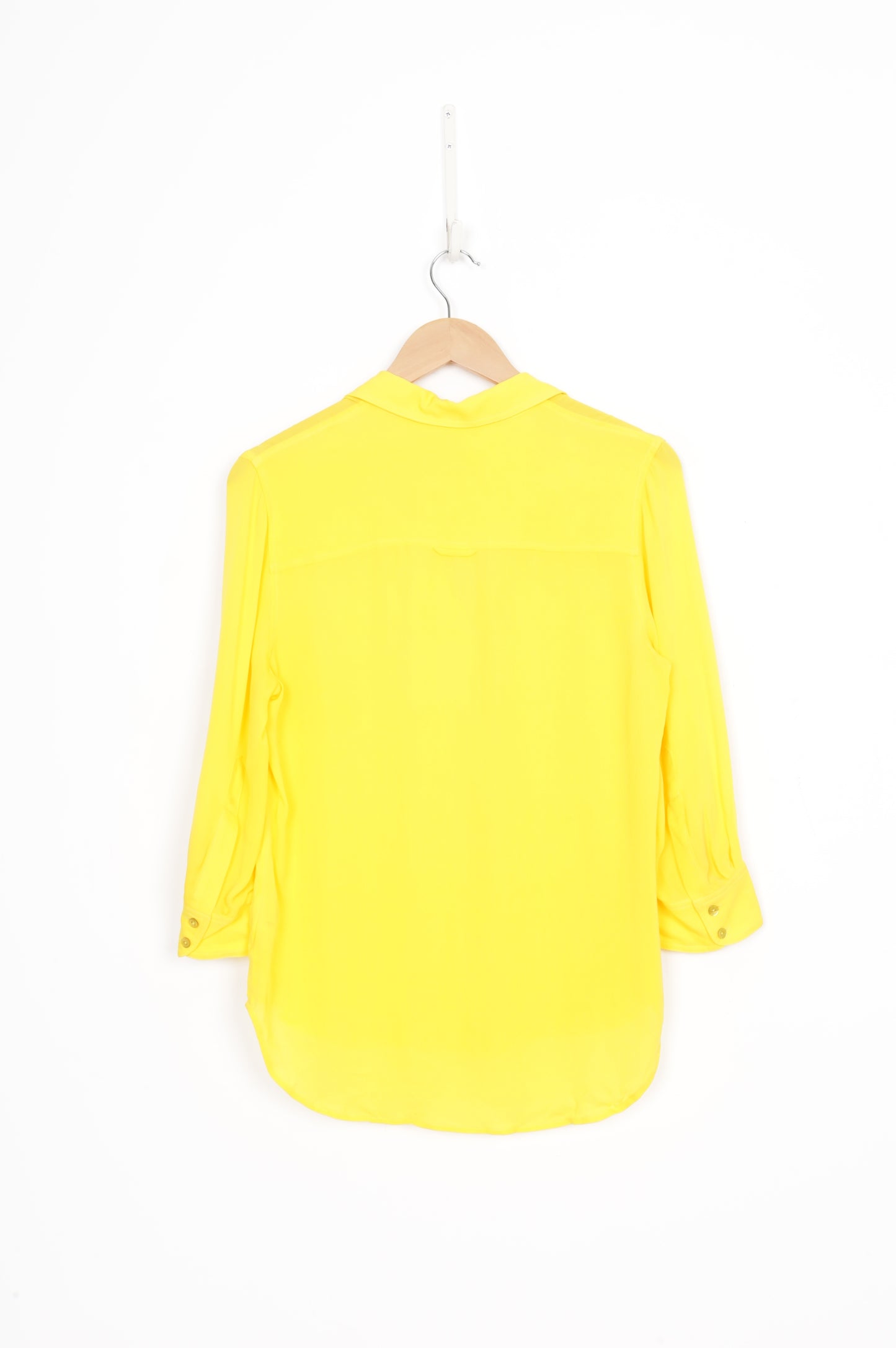L'Agence Womens Yellow Shirt Size M