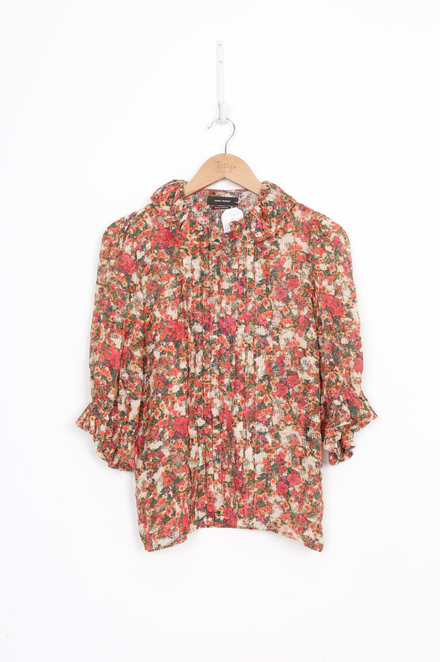 Isabel Marant Womens Red Blouse Size EU 38