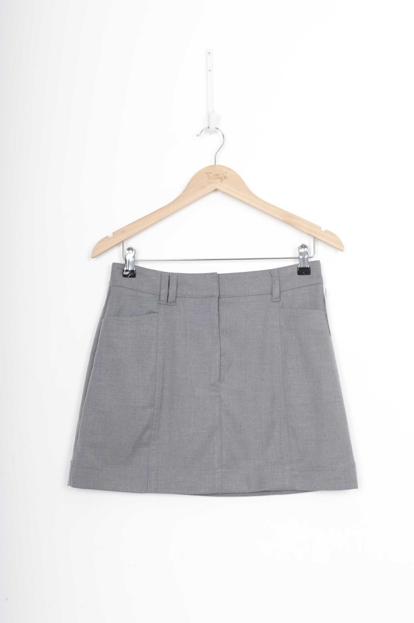 I Love Ugly Womens Grey Mini Skirt Size S
