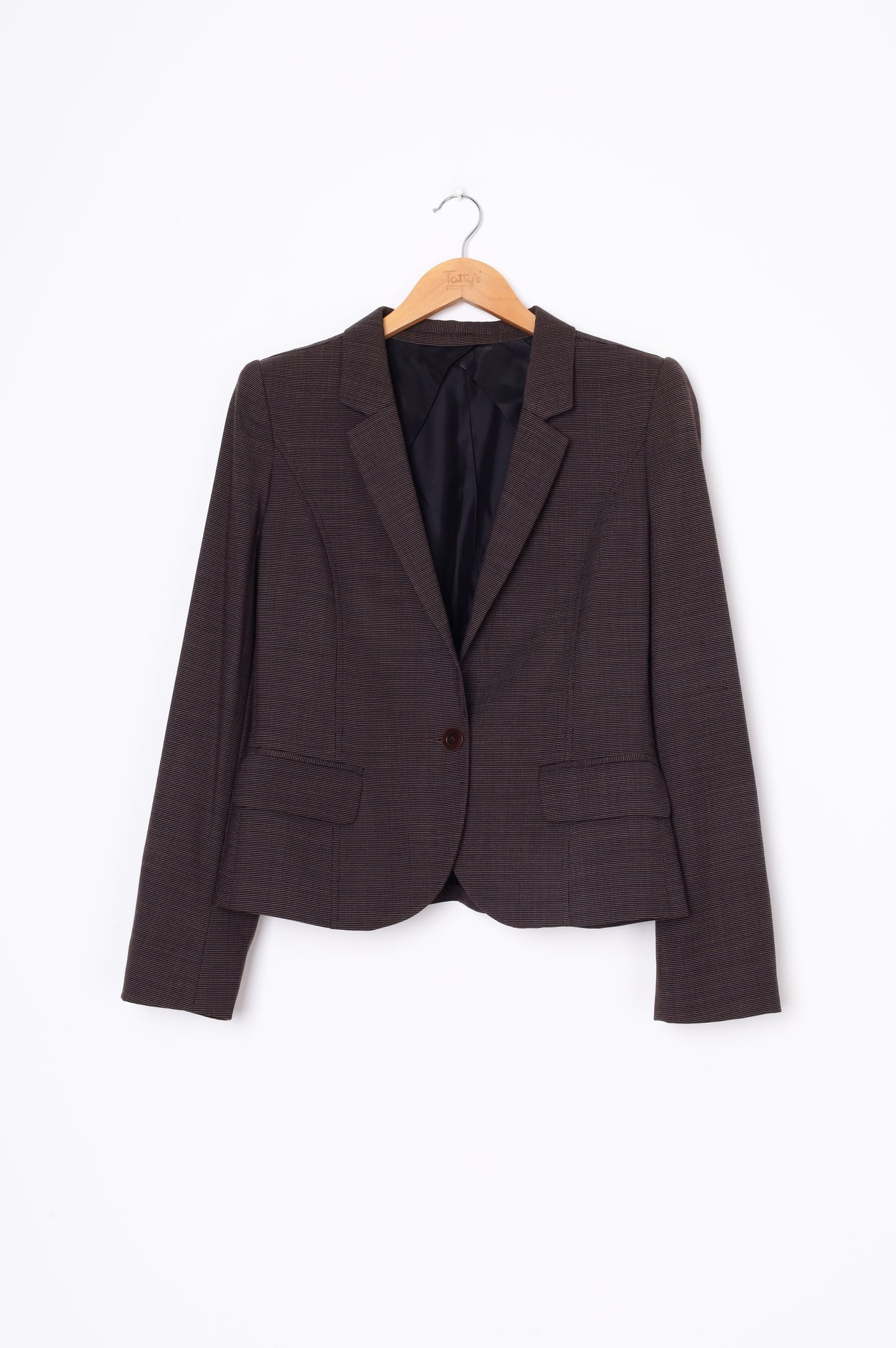 Karen Walker Womens Brown Blazer Size 10