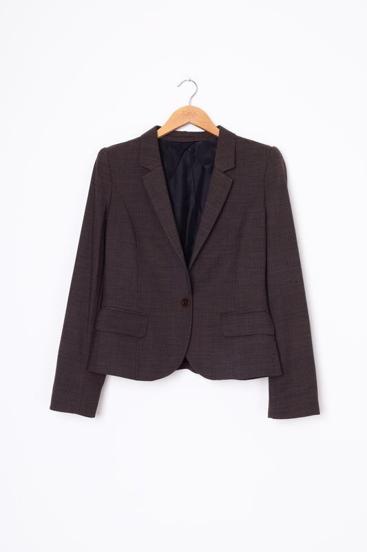 Karen Walker Womens Brown Blazer Size 10