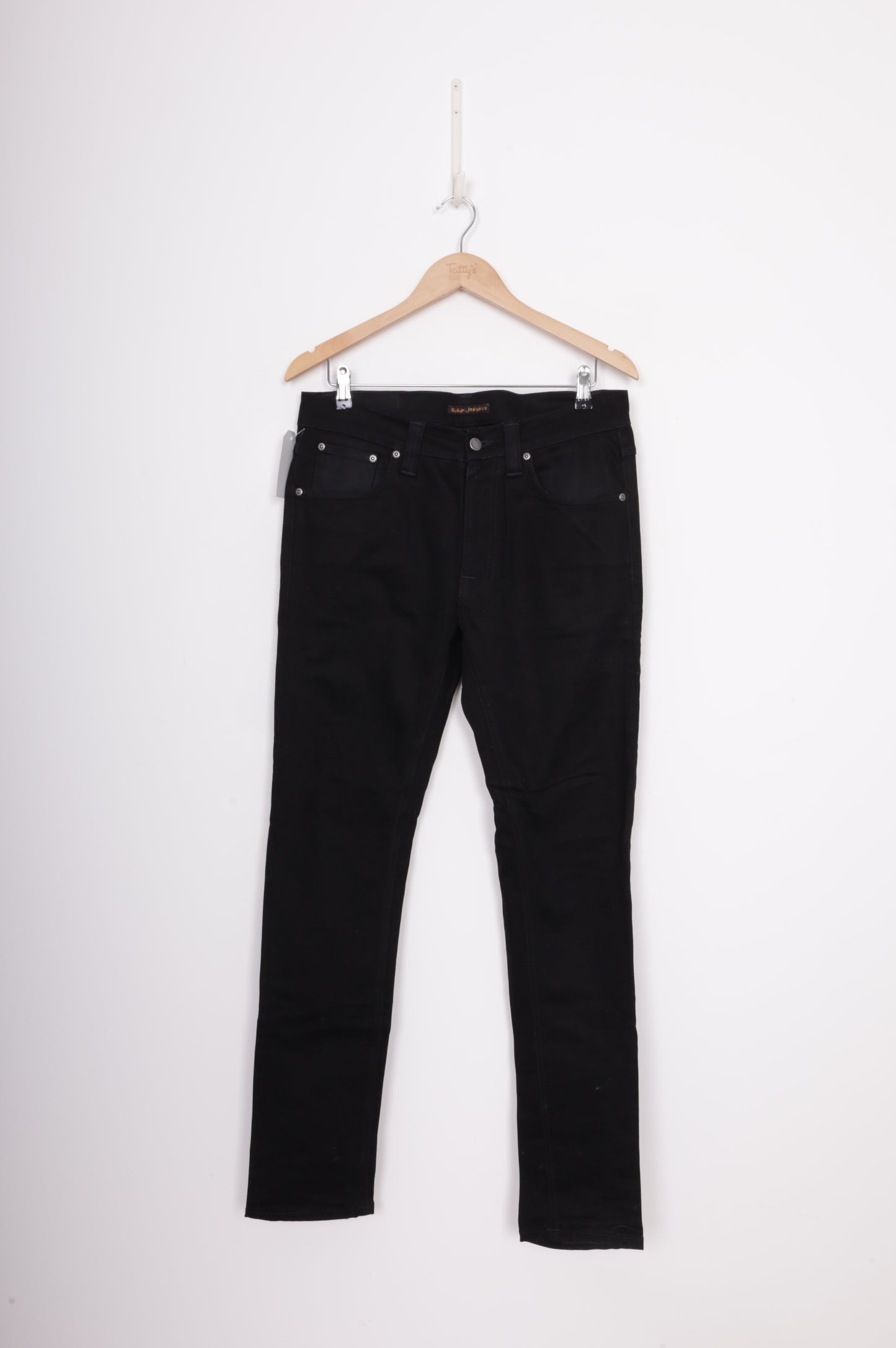 Nudie Jeans Mens Black Jeans Size W 31