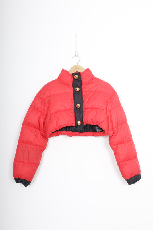 H&Moschino Womens Red Jacket Size S