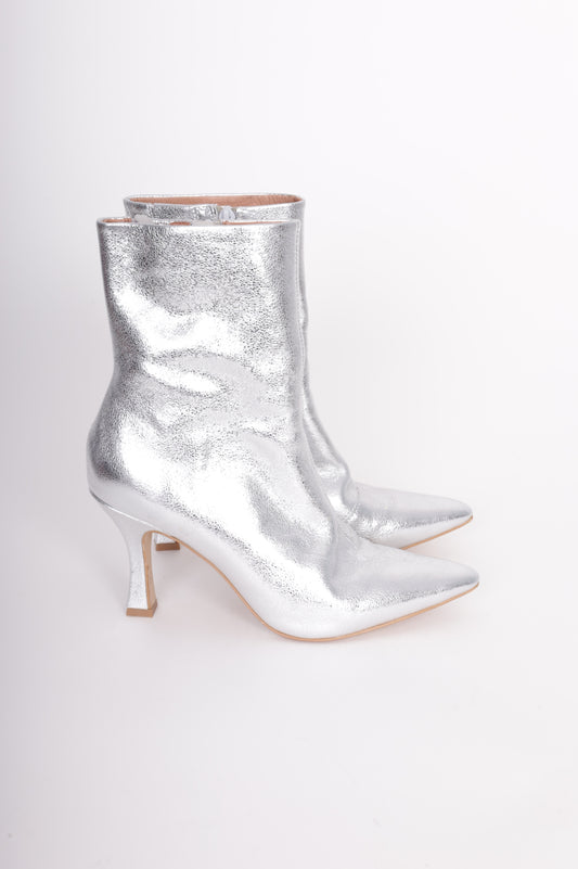 Mi Piaci Womens Metallic Boots  Size EU 40