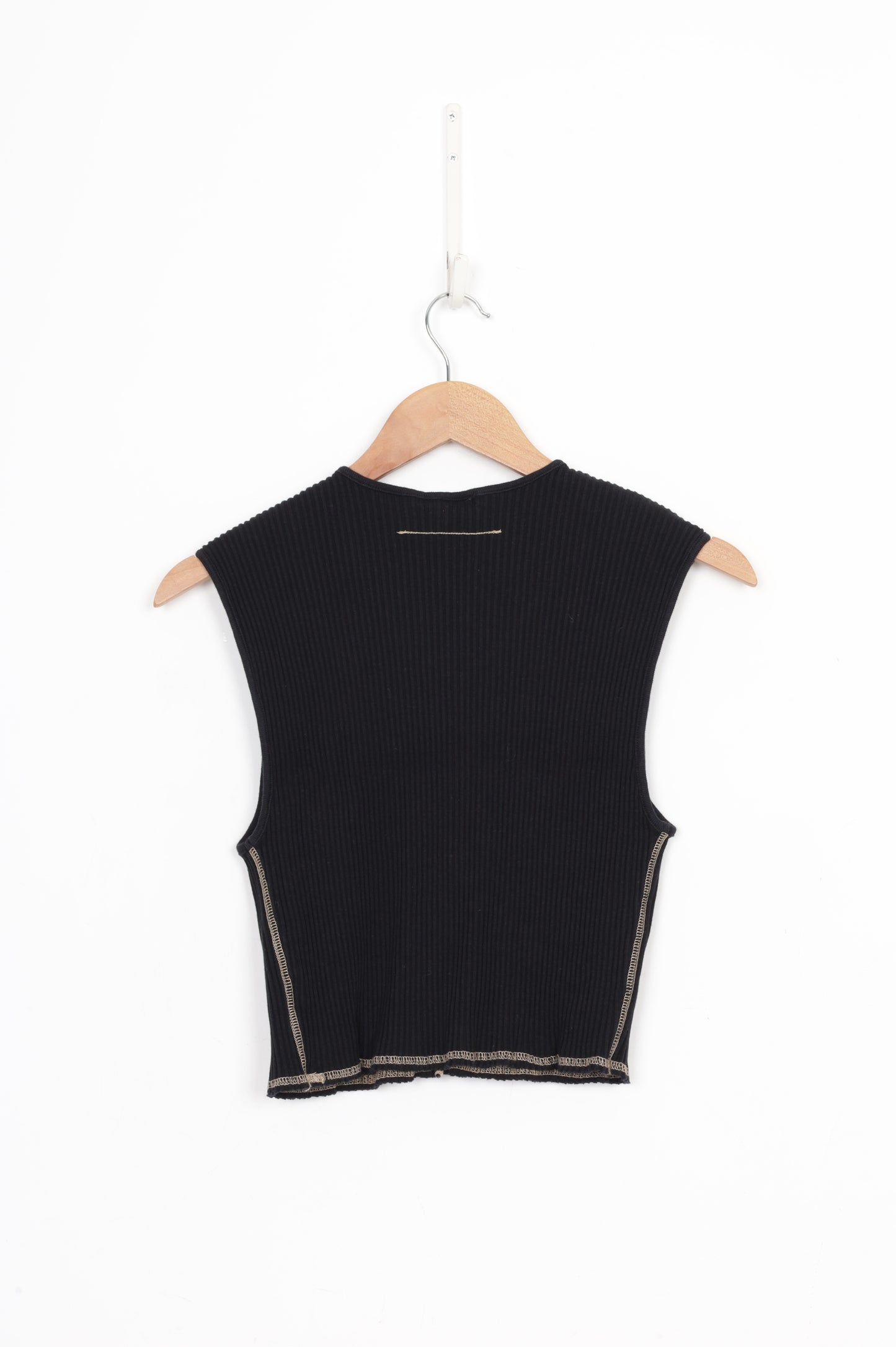 Bassike Womens Black Top Size XS