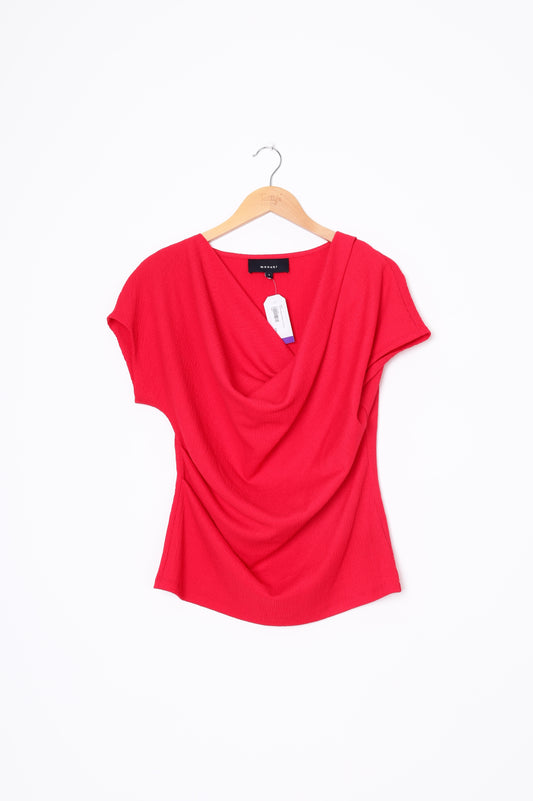 Moochi Womens Red Top Size 8