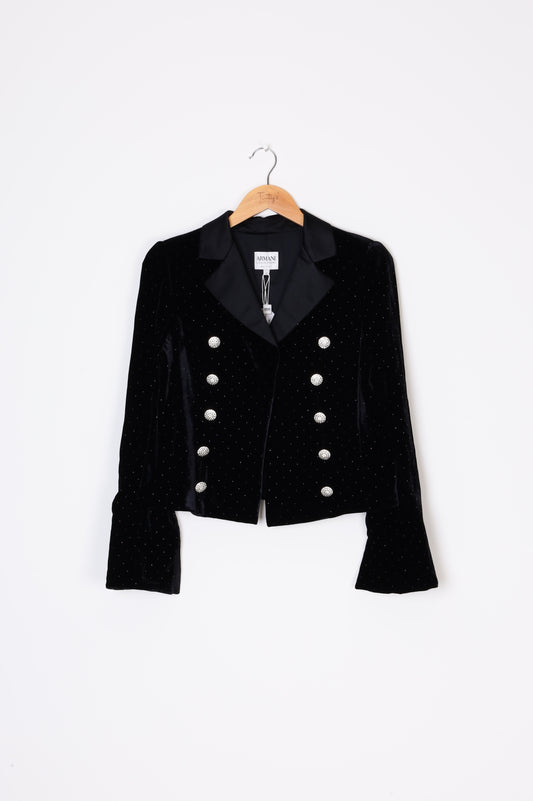 Armani Collezioni Womens Black Blazer Size 42