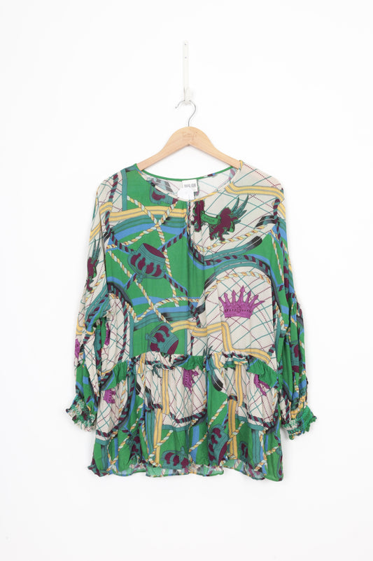 Design Nation Womens Green Dress Size 16