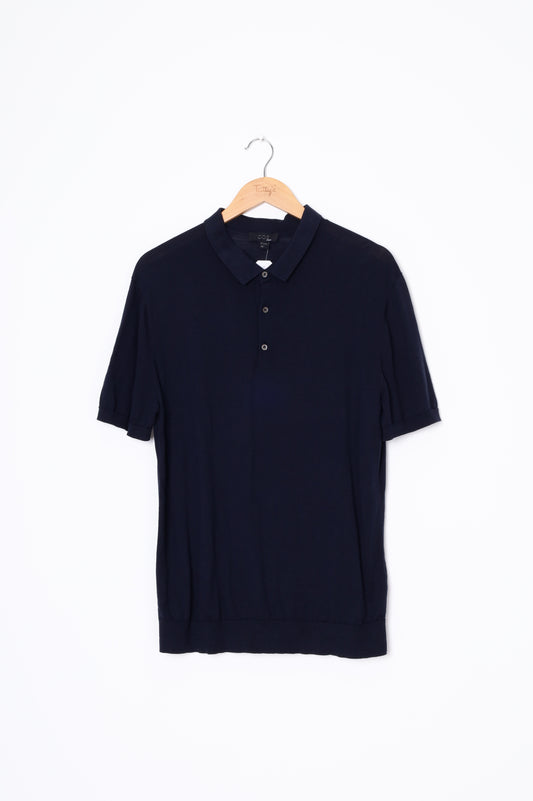 Cos Mens Blue T-shirt Size L