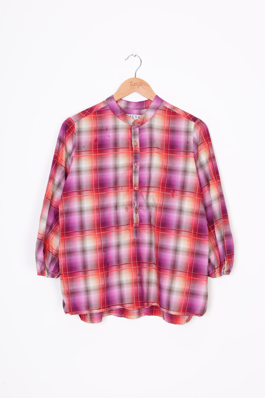 Lilya Womens Purple Blouse Size S