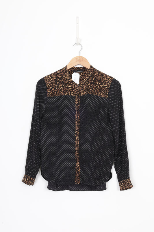 The Kooples Womens Black Shirt Size S