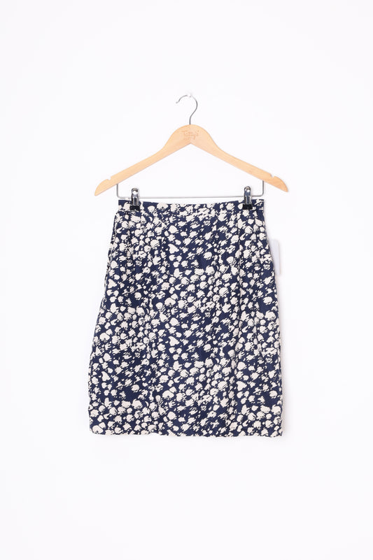 Hardy Amies Womens Blue Skirt Size S