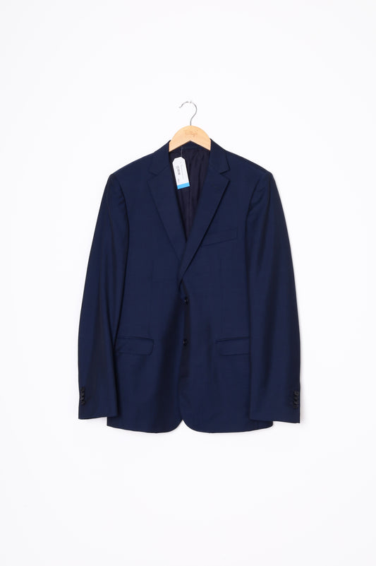 Z Zegna Mens Blue Blazer Size 50