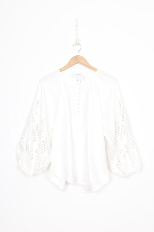 Witchery Womens White Blouse Size 14