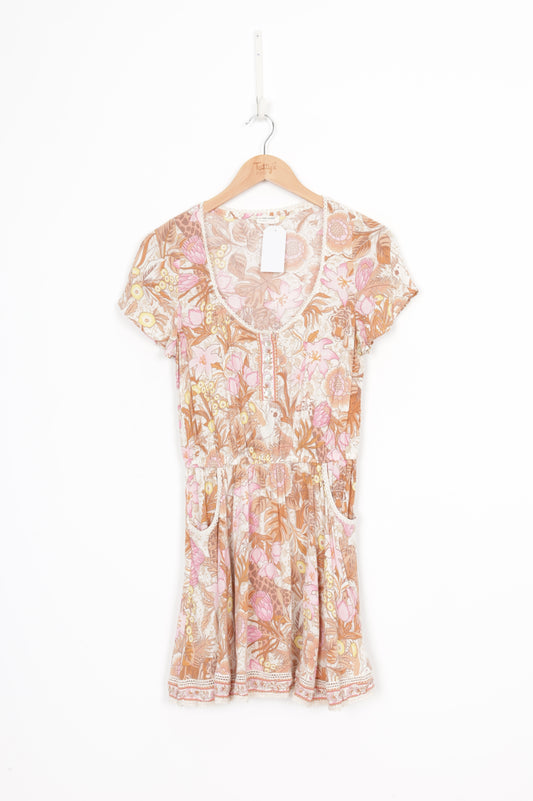 Spell & the Gypsy  Womens Cream Dress Size S