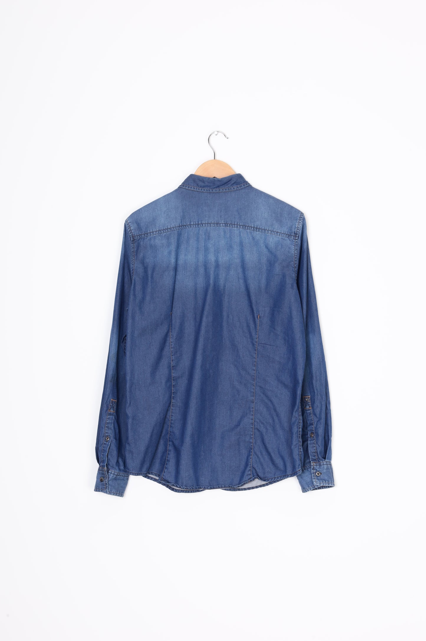 Sisley Mens Blue Shirt Size S