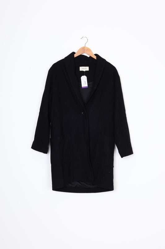 Juliette Hogan Womens Black Coat Size 8