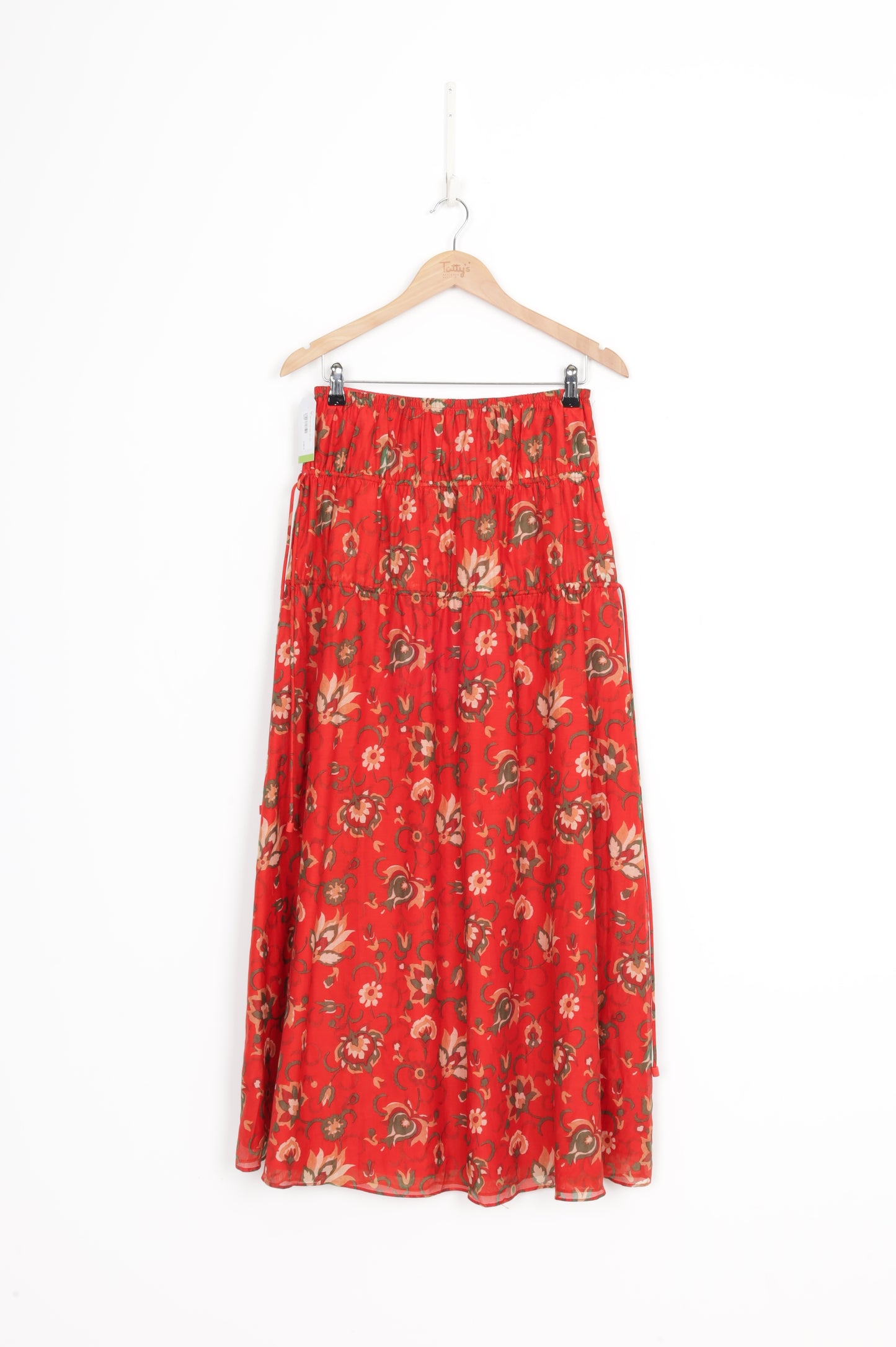 Sir. Womens Red Maxi Skirt Size 1