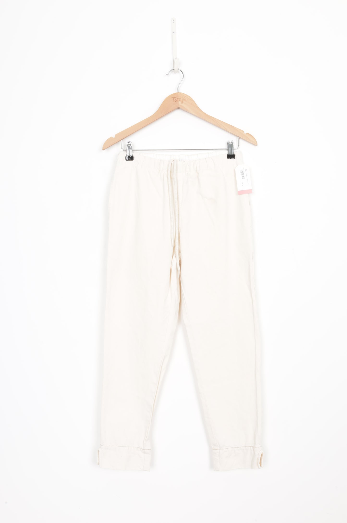 Bassike Womens Cream Pants Size 0