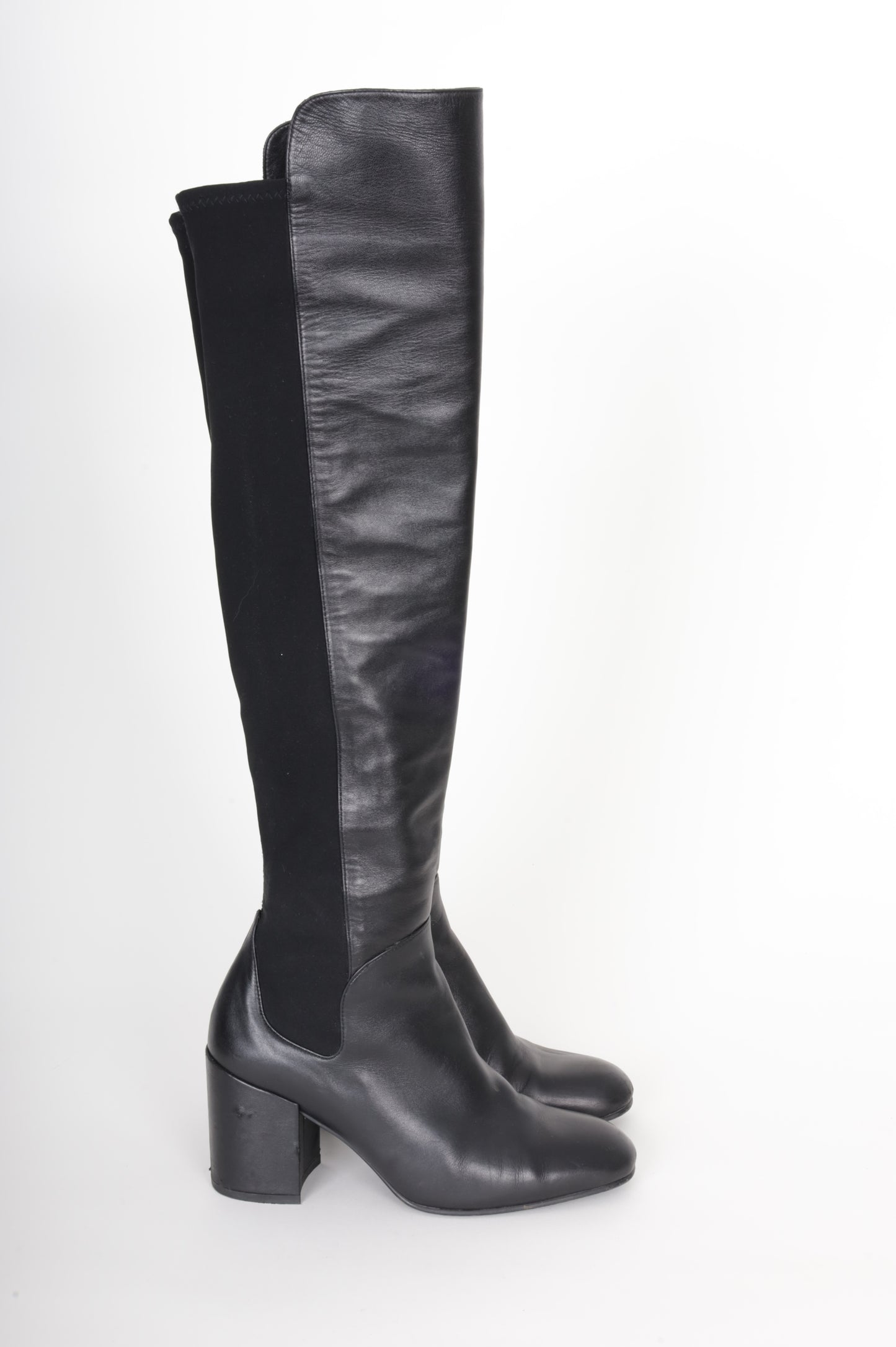 Stuart Weitzman Womens Black Boots  Size EU 38.5