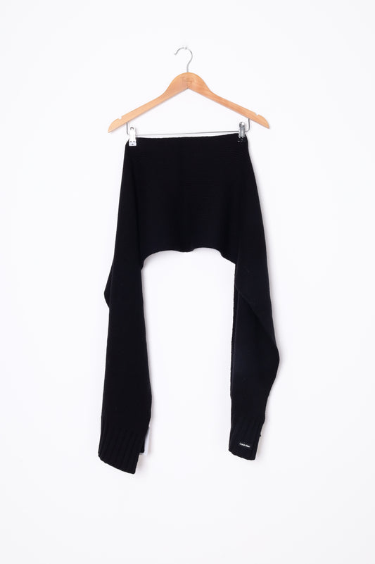 Calvin Klein Mens Black Scarf Size O/S