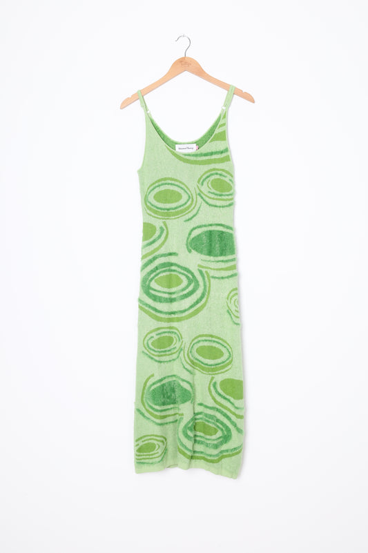 House of Sunny Womens Green Dress Size 8