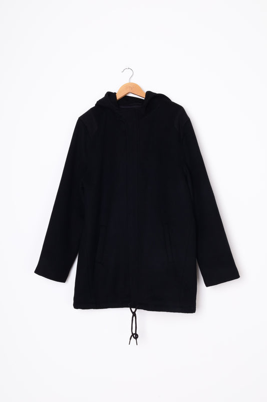 Nique Mens Black Coat Size L