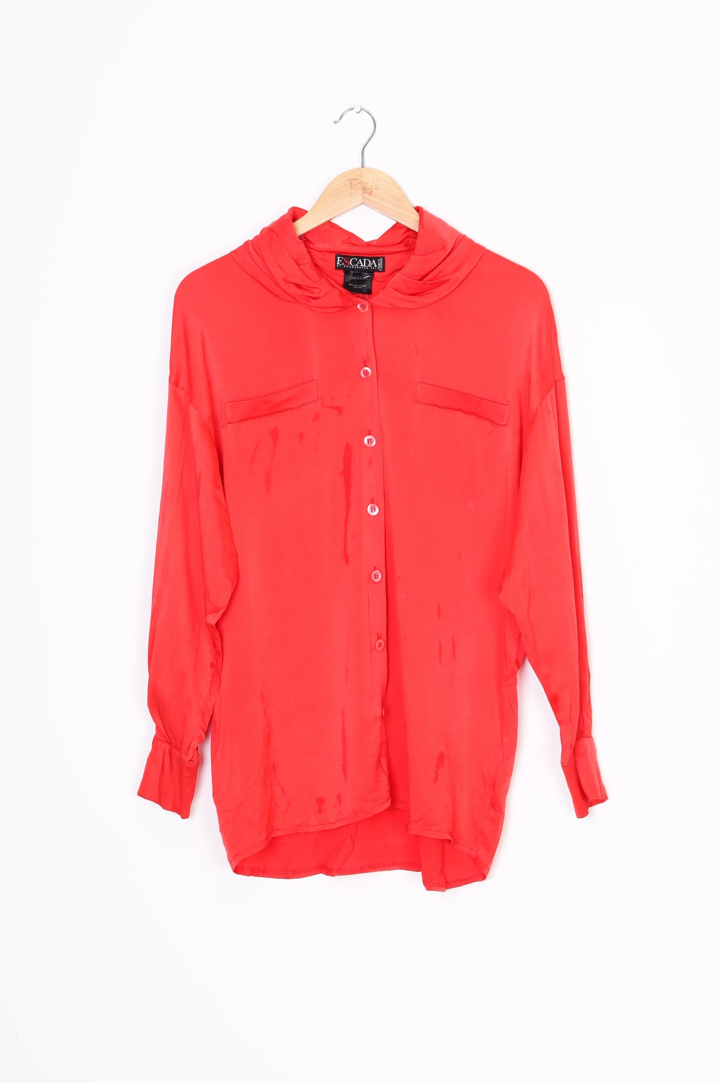 Escada by Margaretha Ley Womens Red Shirt Size 38