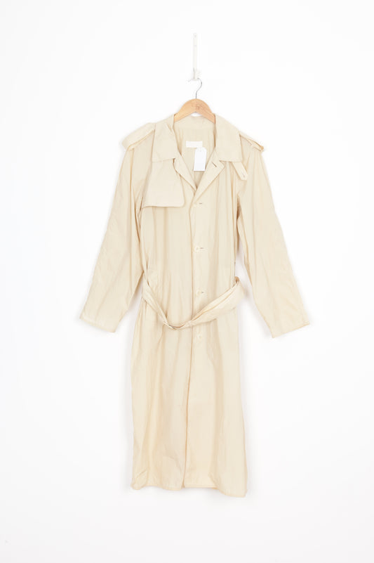 amomento Womens Beige Coat Size 0