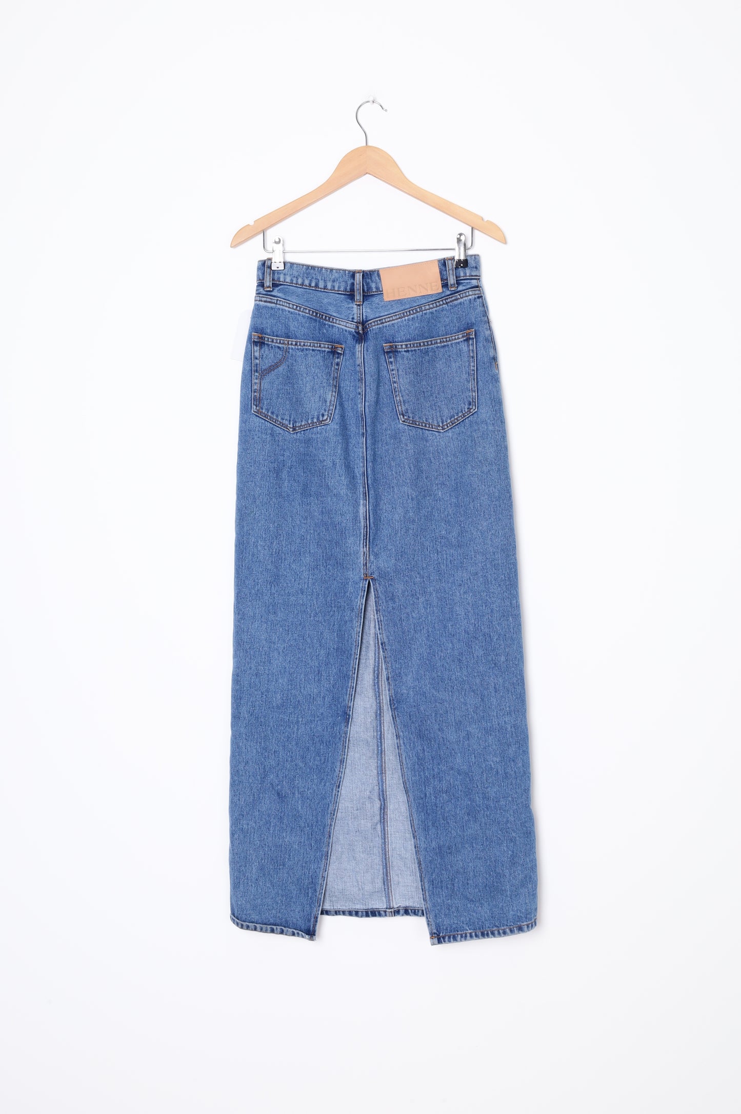 Henne Womens Blue Skirt Size 6