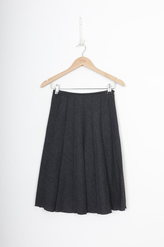 ah Womens Grey Skirt Size S