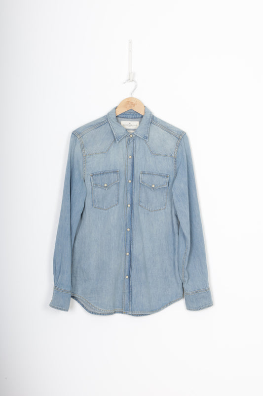 Imogene and willie Mens Blue Shirt Size S