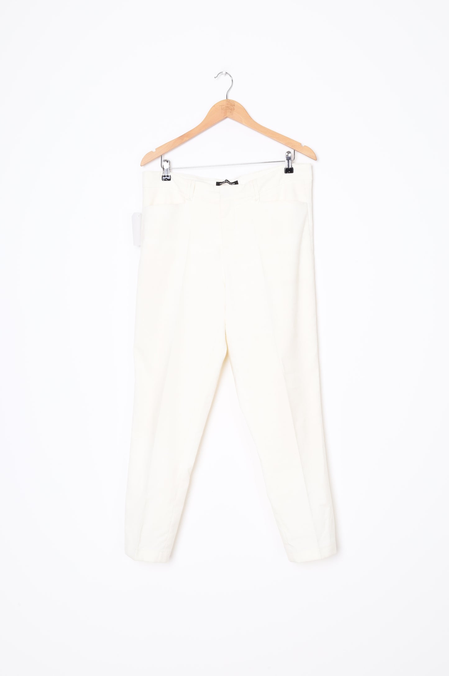 Knuefermann Womens Cream Pants Size 14