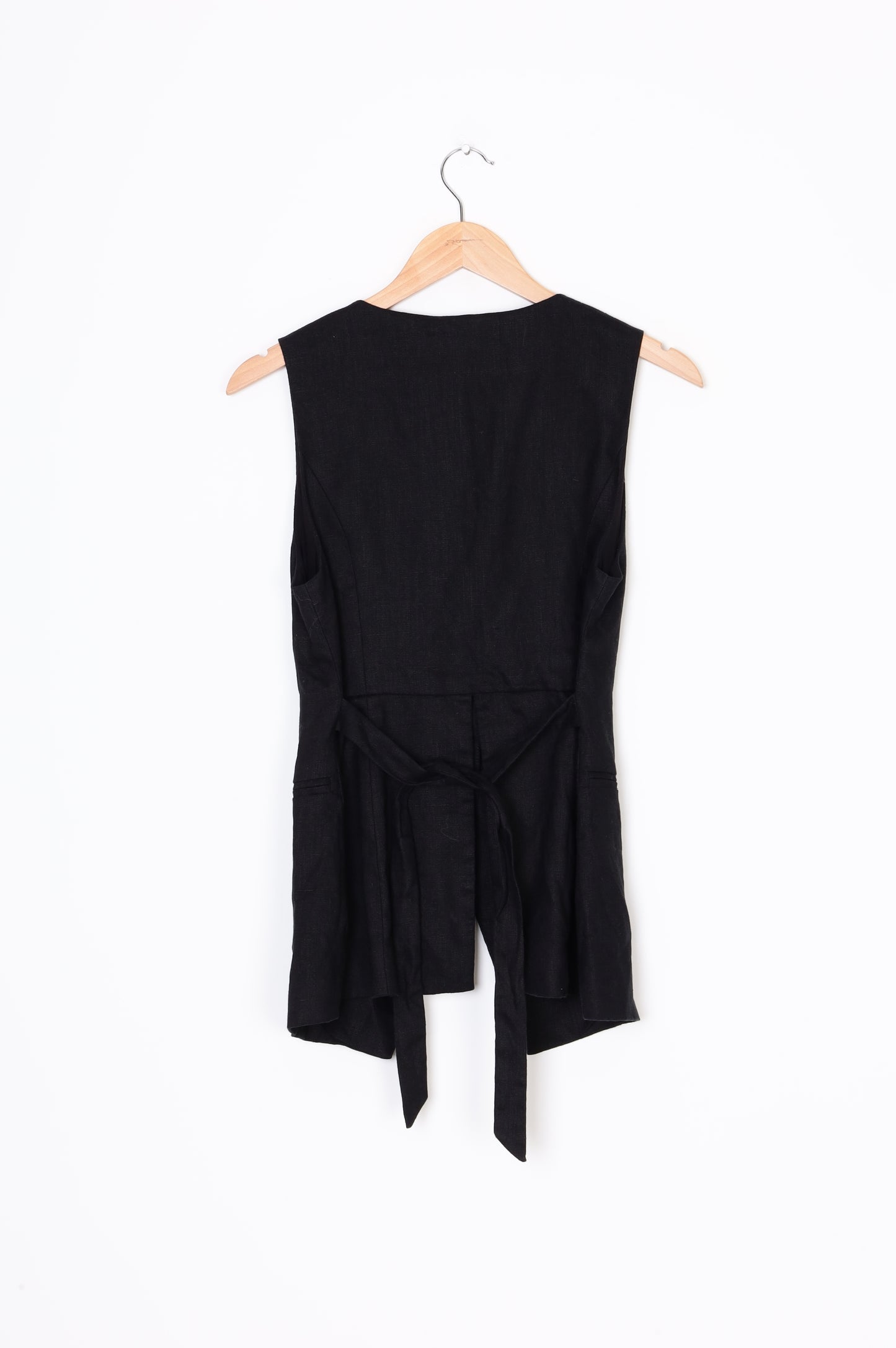 Dissh Womens Black Vest Size 10