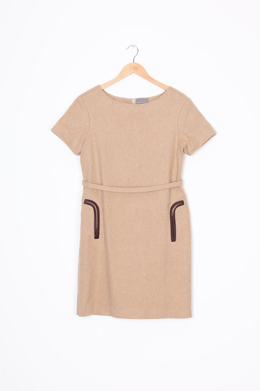 Ingrid Starnes Womens Beige Dress Size 10