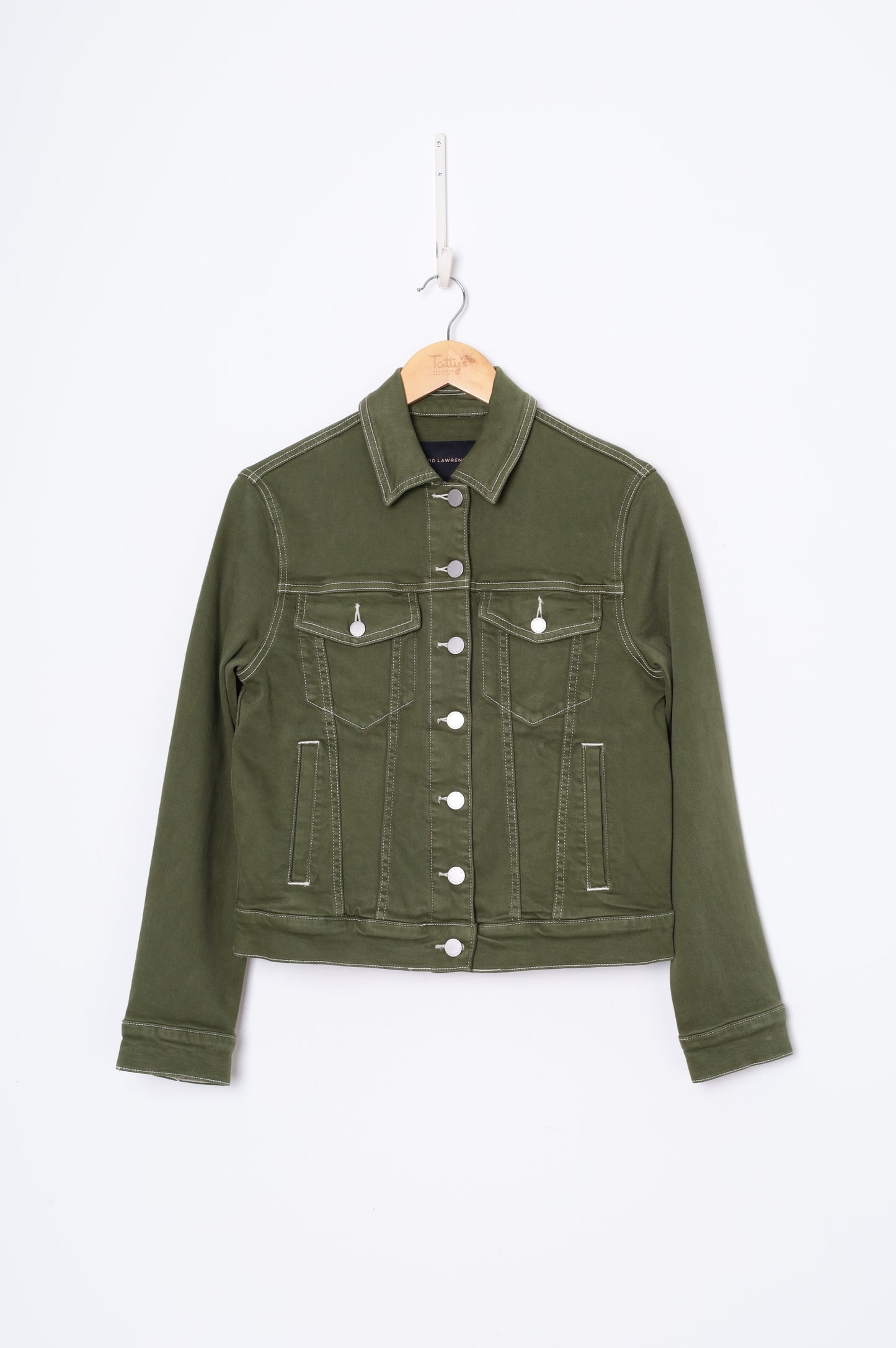 David Lawrence Womens Green Jacket Size 8