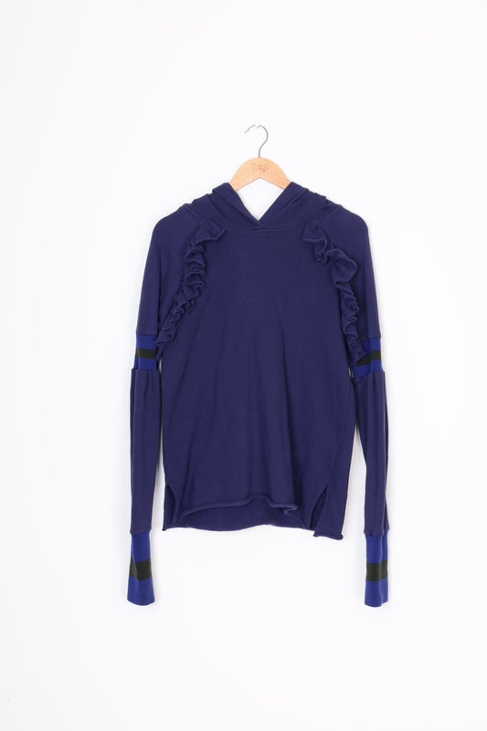 Maggie Marilyn Womens Blue Sweatshirt Size 6
