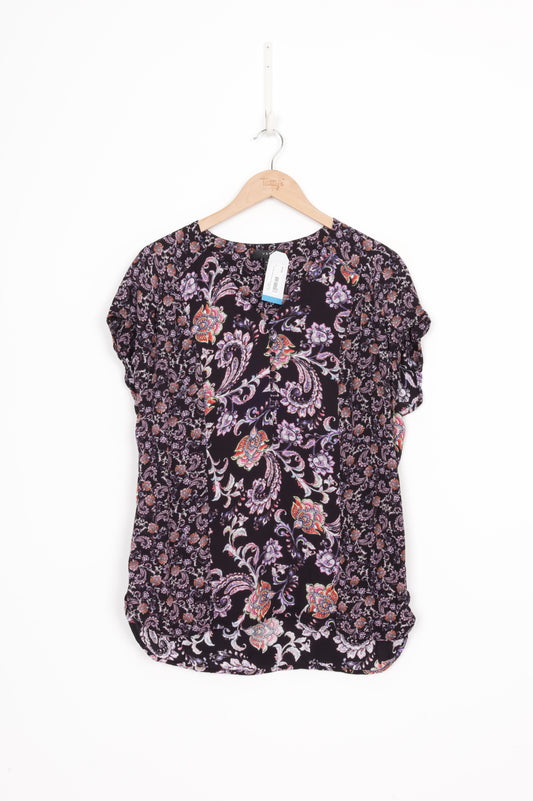 Verge Womens Pink Blouse Size M