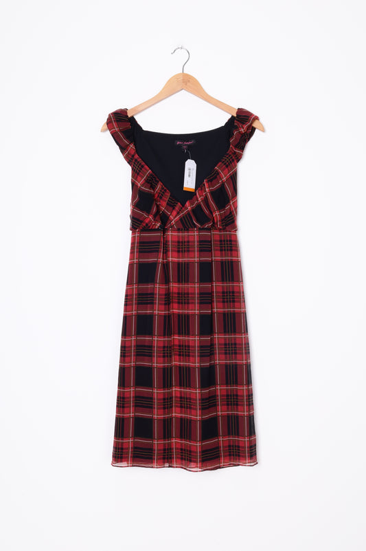 Betsey Johnson Womens Red Dress Size 8