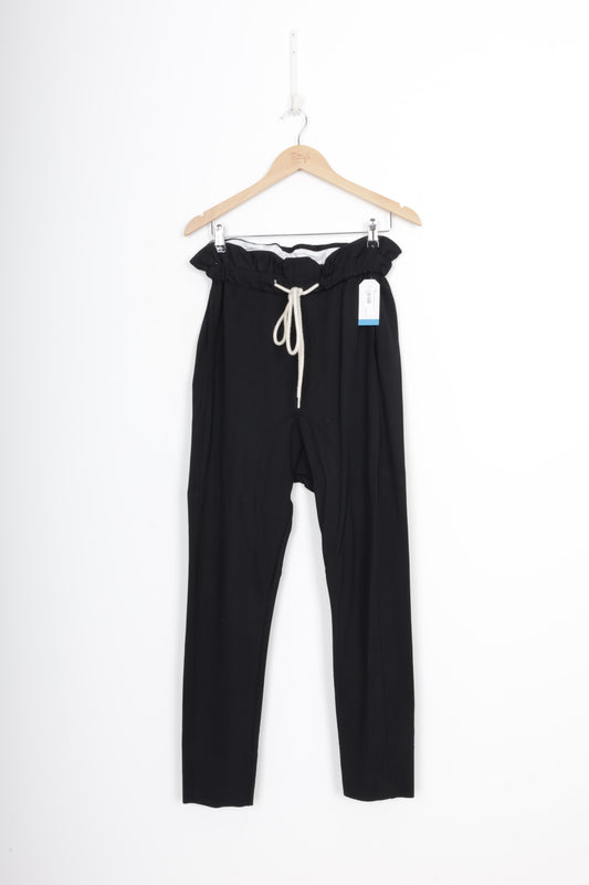 Bassike Womens Black Pants Size 1