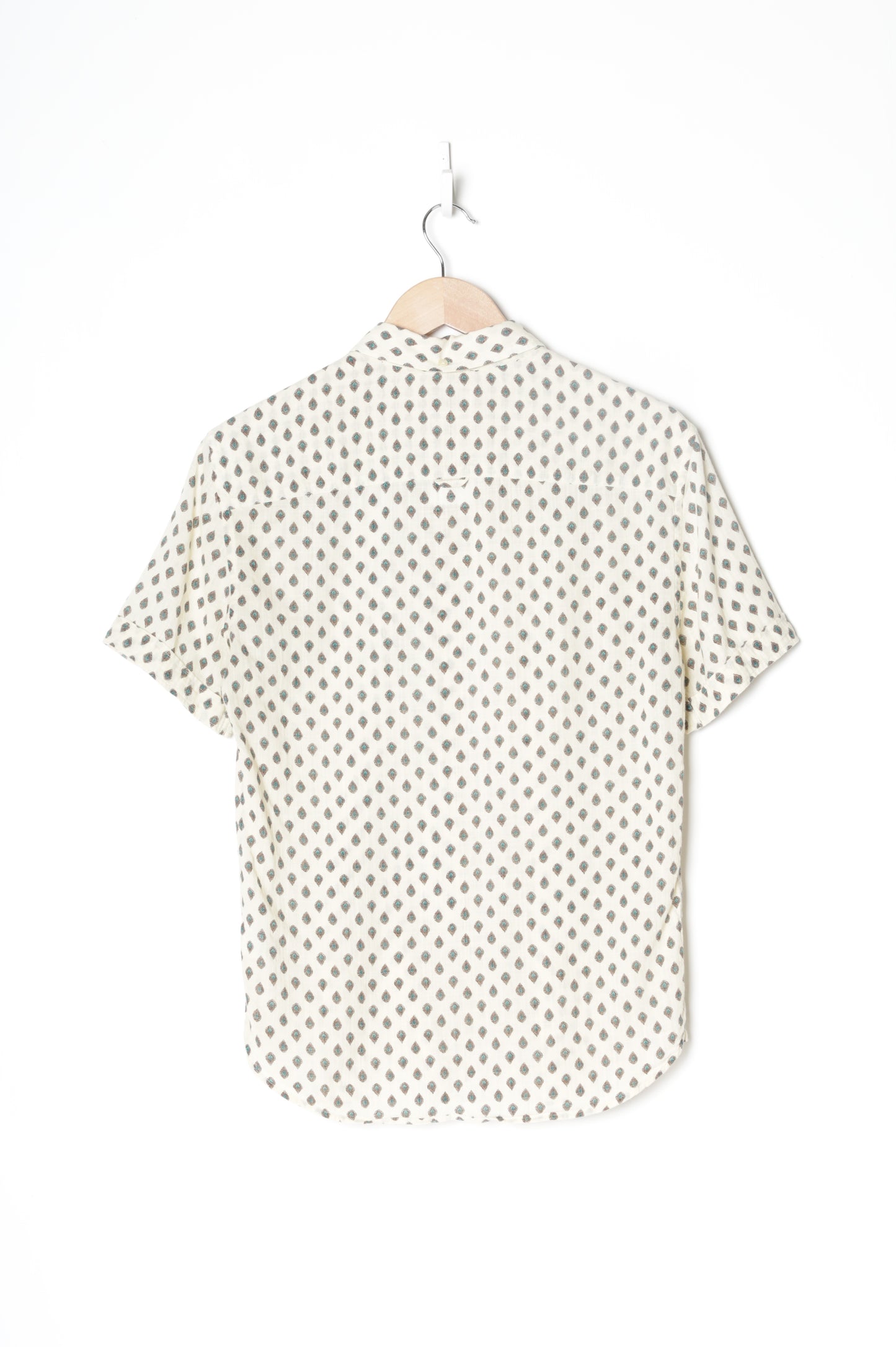 AllSaints Spitalfields Mens Cream Shirt Size S