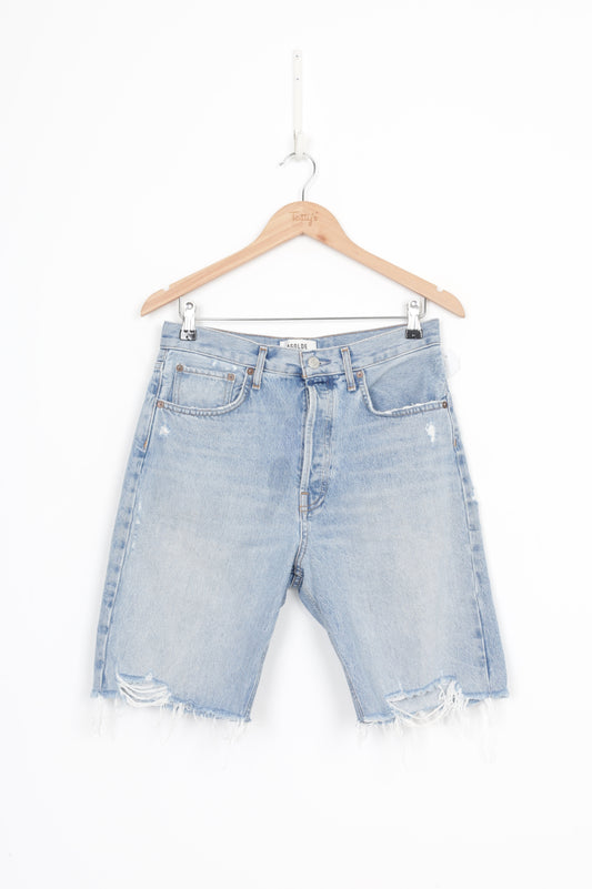 AGOLDE Womens Blue Shorts Size W 27