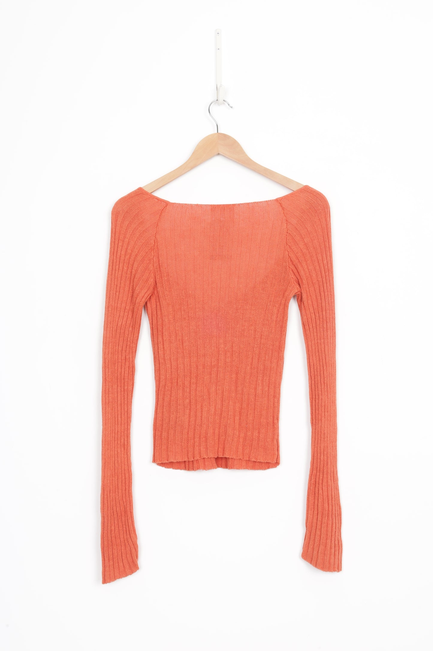Paris Georgia Womens Orange Top Size S