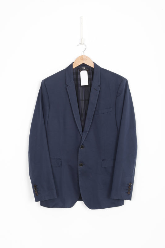 Burberry London Mens Blue Blazer Size 54