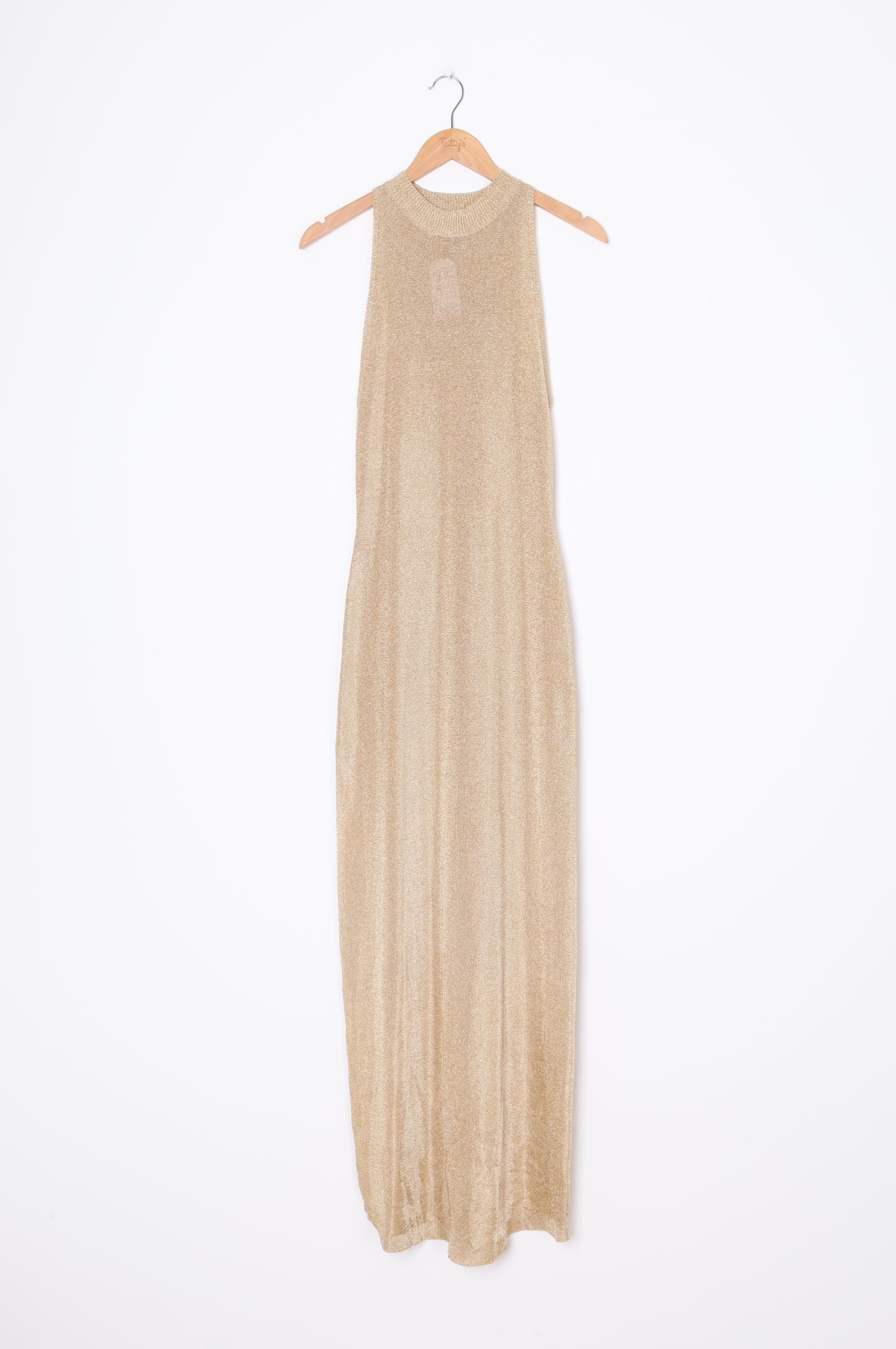 Seroya Womens Gold Dress Size M