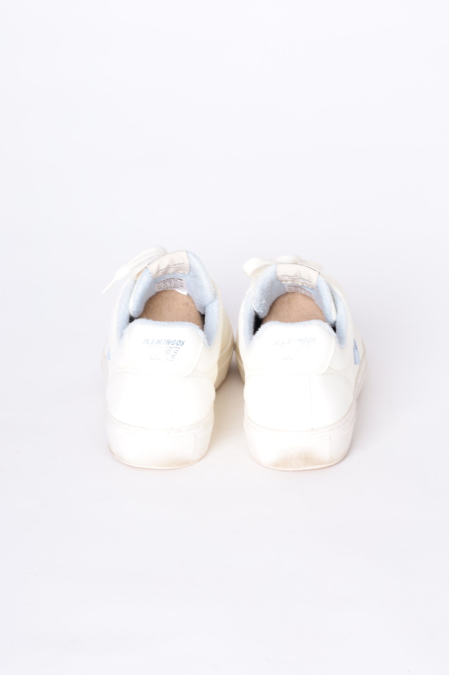 Flamingos Life Womens White Sneakers Size EU 40